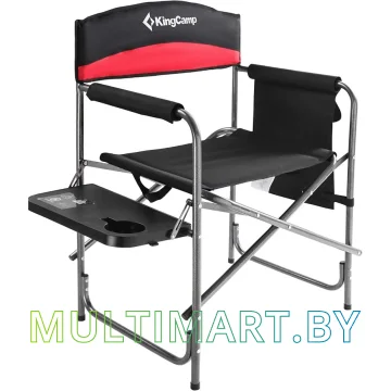 Кресло KingCamp Steel Director chair KC1904 (черный/красный)